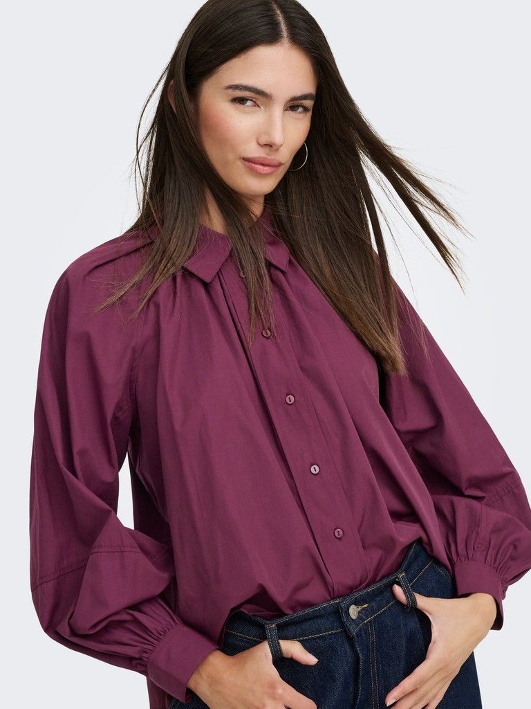 ONLRIVER LS SHIRT OX WVN Fig