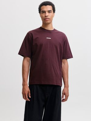 JCOCLUB BACK SCRIPT TEE SS CREW NECK SN Fudge