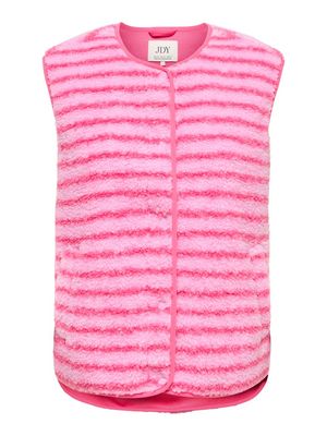 JDYSIMINA TEDDY PRINT WAISTCOAT OTW QIQ Hot Pink/BONBON