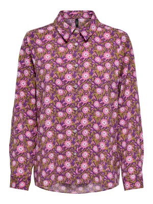ONLNOVA LIFE ELITE L/S NEW GRACE SHIRT Amaranth Purple-710 Sunset blo