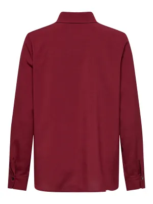 ONLNOVA LIFE ELITE L/S NEW GRACE SHIRT Cabernet