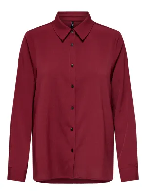 ONLNOVA LIFE ELITE L/S NEW GRACE SHIRT Cabernet