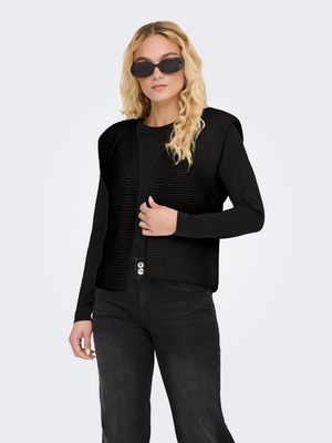 ONLLOUI VEST EX KNT Black