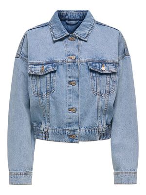 ONLFAYETTE LS ELAS DNM JACKET AZG Medium Blue Denim