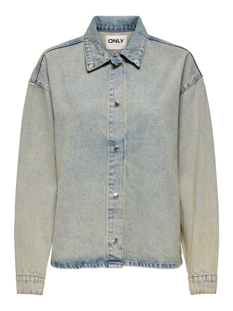 ONLPIPER L/S TINT SHIRT TAI DNM Light Blue Denim/TIN