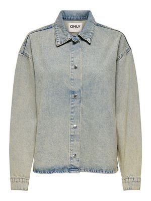 ONLPIPER L/S TINT SHIRT TAI DNM Light Blue Denim/TIN