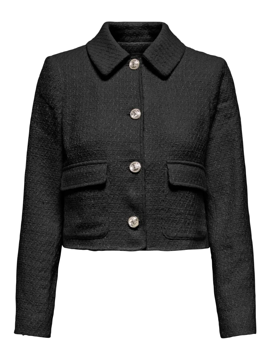ONLBONN LIFE L/S BOUCLE JACKET MOCH TLR Black
