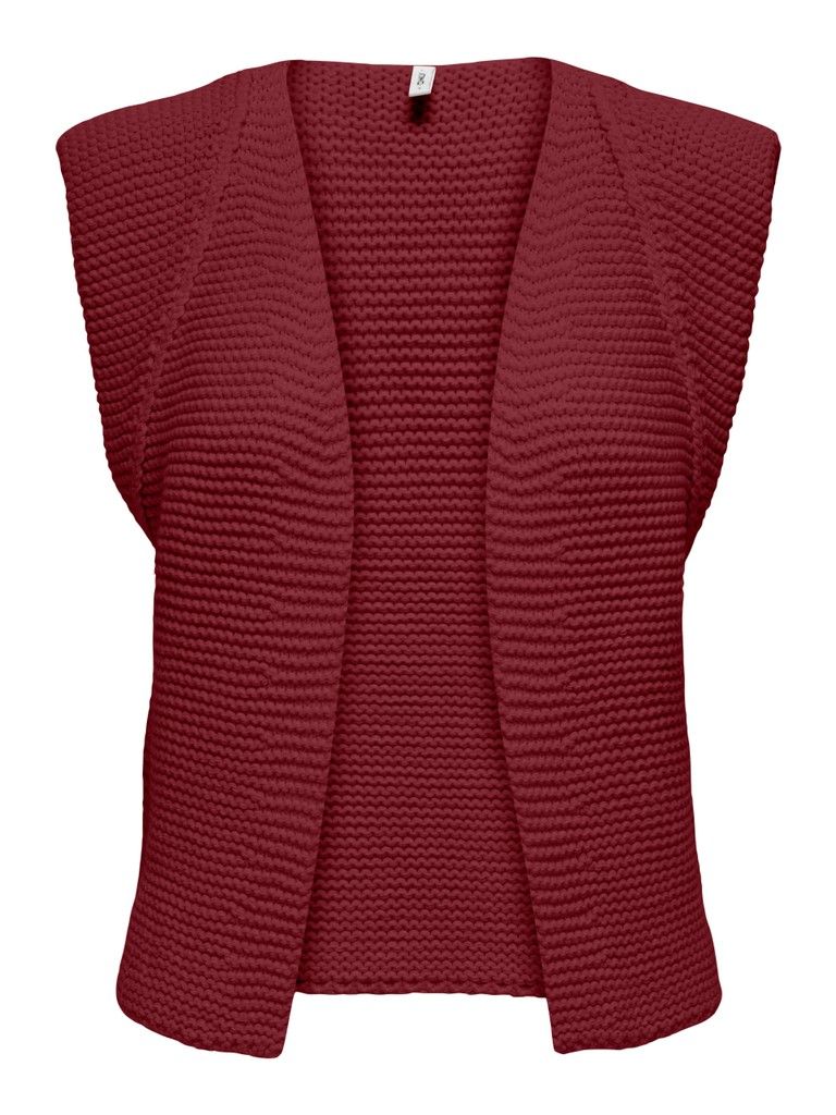 ONLLOUI VEST EX KNT Cabernet