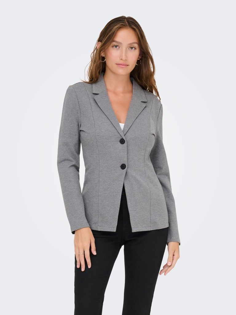 ONLBEA LS FIT BLAZER TLR OX Medium Grey Melange