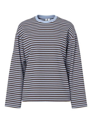 PCSADIE LS TOP JRS NOOS BC Cashmere Blue/HOT FU