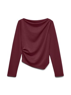 VMMILLE LS BOATNECK SHORT TOP JRS NOOS Windsor Wine