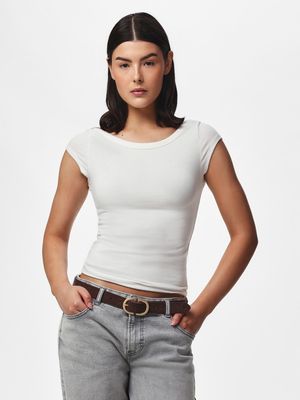 PCJUVA SUEDE JEANS BELT NOOS Hot Fudge/W BRUSHED
