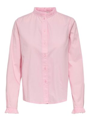 ONLREJKA L/S SHIRT OX WVN Flushing Pink