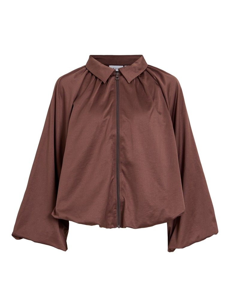 VISPORTY VOLUME L/S CARDIGAN Raisin