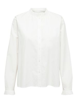 ONLREJKA L/S SHIRT OX WVN Cloud Dancer