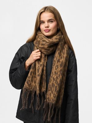 PCNAYA LONG SCARF NOOS BC Tobacco Brown/LEO