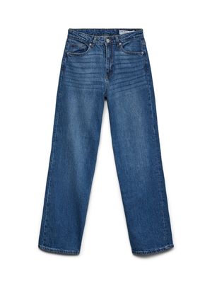 VMTESSA HR WIDE JEANS RA380 GA NOOS Medium Blue Denim TLL L36