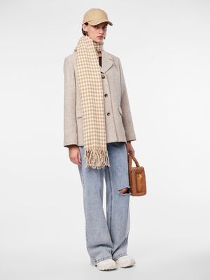 PCJIRA SCARF NOOS BC Silver Mink/CHECK