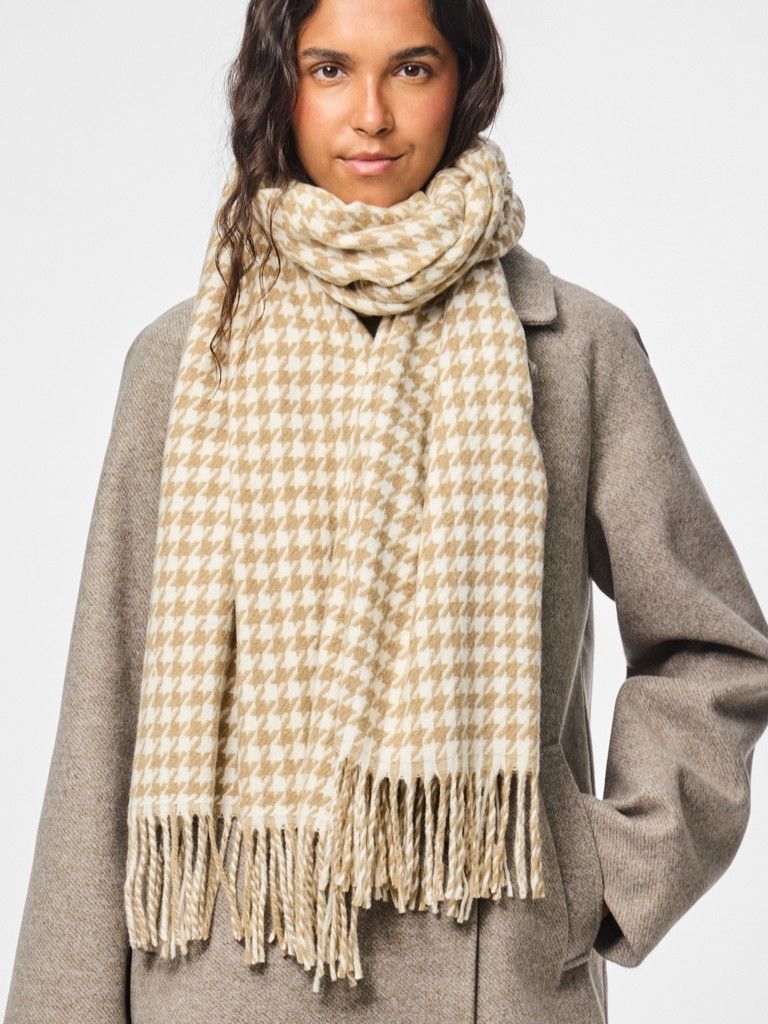 PCJIRA SCARF NOOS BC Silver Mink/CHECK