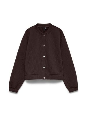 VMJADA LS BOMBER TOP JRS Chocolate Torte