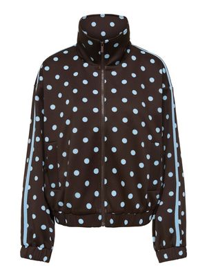 ONLDOTIER ZIP JACKET PNT Coffee Bean-CASHMER BLUE DOTS