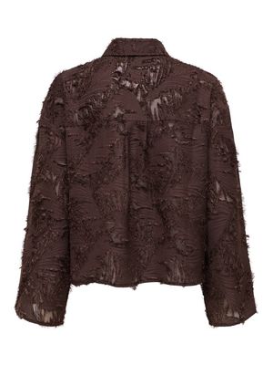 ONLMOVIDA L/S JAQUARD SHIRT WVN Coffee Bean