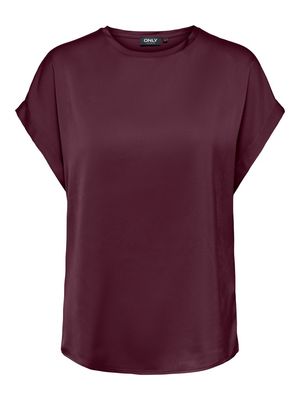 ONLLIEKE S/S SATIN MIX TOP WVN NOOS Fig
