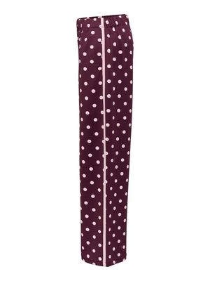 ONLDOTIER PANEL WIDE PANT Fig-PARFAIT PINK DOTS N PANELS