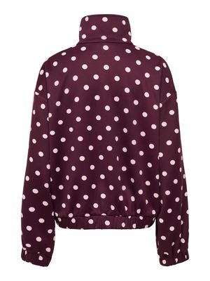 ONLDOTIER ZIP JACKET PNT Fig-PARFAIT PINK DOTS N PANELS