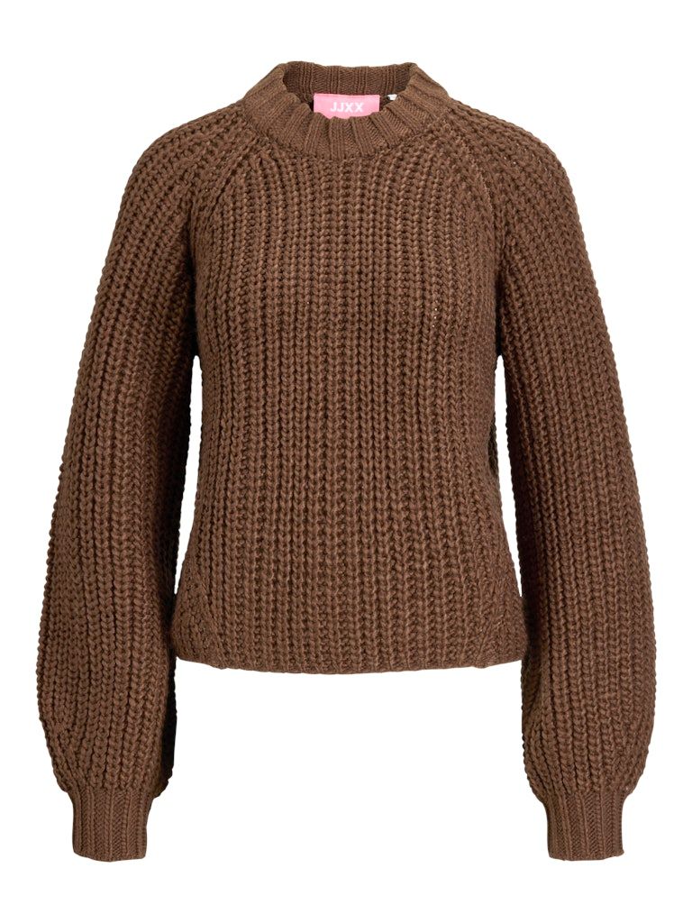 JXKELLY CHUNKY CREW NECK KNIT SN Carafe