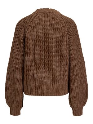 JXKELLY CHUNKY CREW NECK KNIT SN Carafe