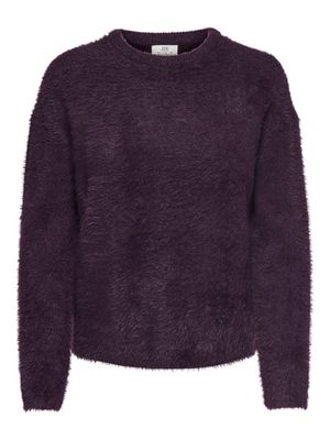 JDYPRIME JAYLA L/S ON PULLOVER KNT NOOS Plum Perfect