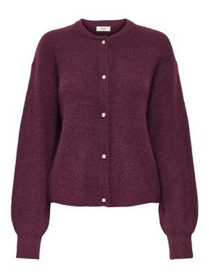 JDYLUMI L/S BUTTON CARDIGA KNT NOOS Fig/MELANGE