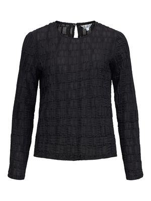 OBJEVIE L/S RE TOP NOOS Black
