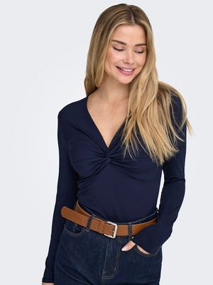 ONLLONE LIFE L/S KNOT TOP NOOS JRS Night Sky