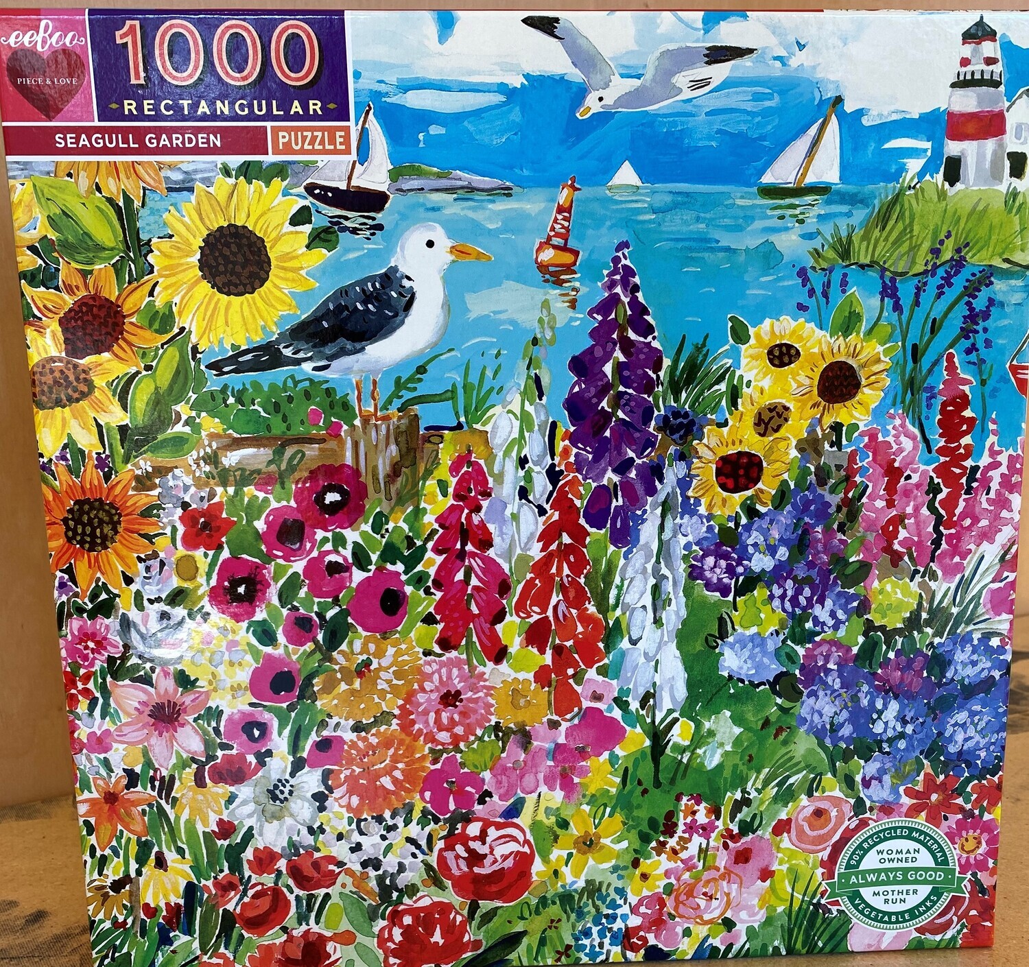 Seagull Garden Jigsaw Puzzle (1000 piece)