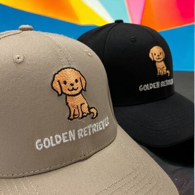 Golden Retriever Embroidery Baseball Cap