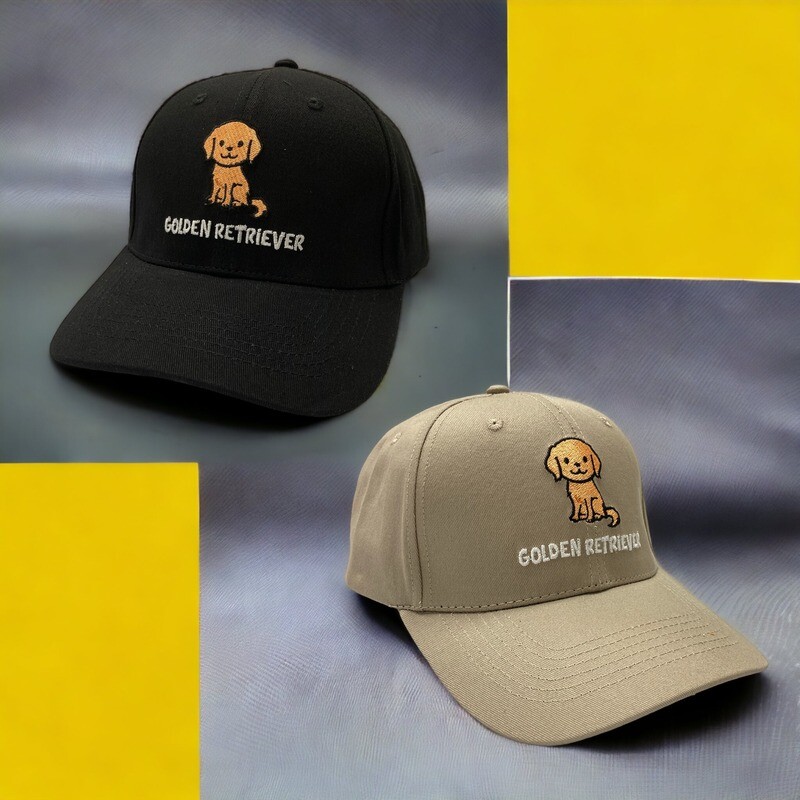 Golden Retriever Embroidery Baseball Cap