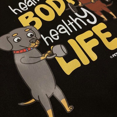 Dachshund Printed Crew Neck Sweatshirt