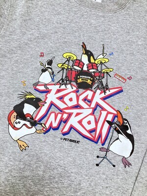 Rock N'Roll 企鵝圓領針織衛衣