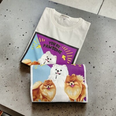 YOU&#39;RE PAWSOME Pomeranian Unisex T-shirt