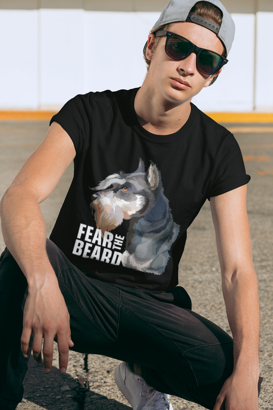 FEAR THE BEARD Schnauzer Unisex T-shirt