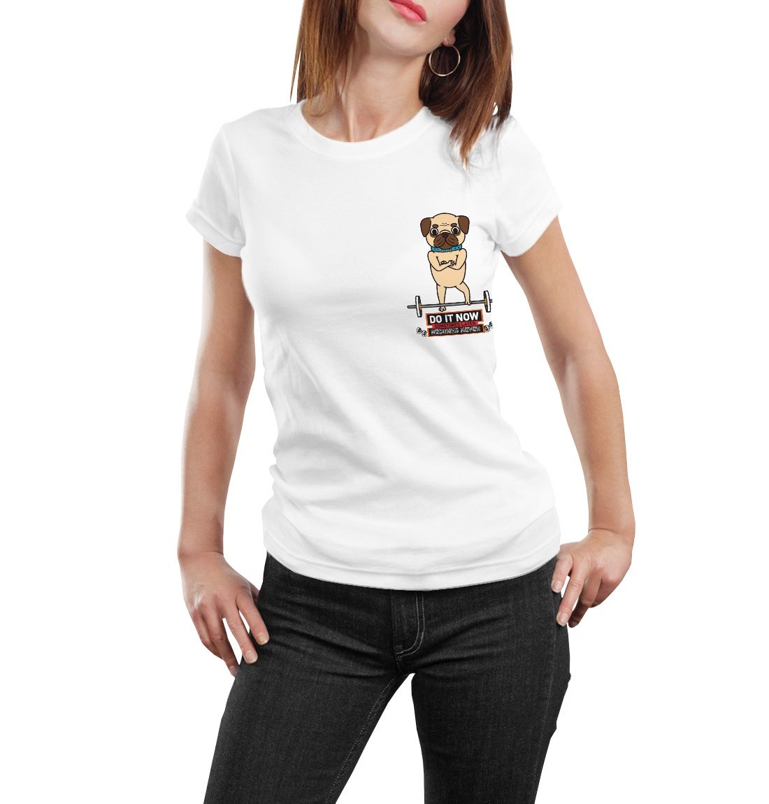 &quot;Do It Now&quot; Pug Unisex T-shirt