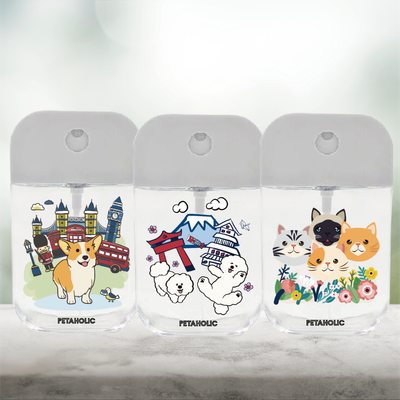 &quot;Pet On Vacation&quot; Portable Spray Bottle