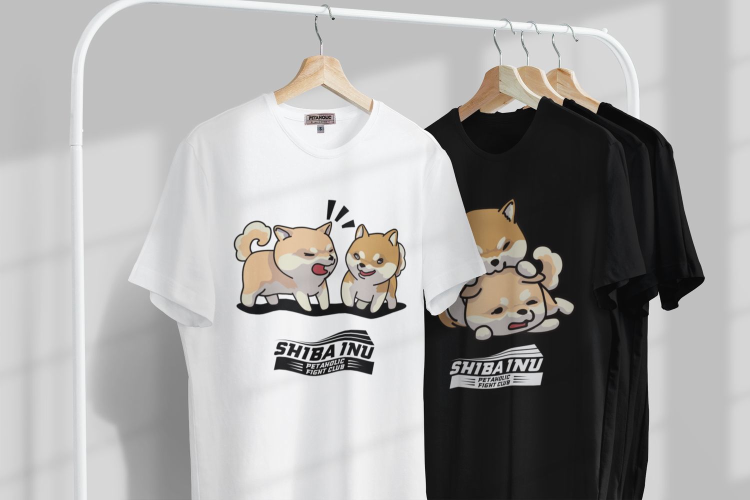 Shiba Inu Fight Club Unisex T-shirt