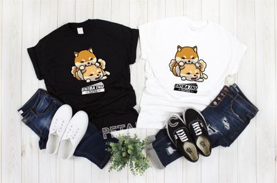 Shiba Inu Fight Club Unisex T-shirt
