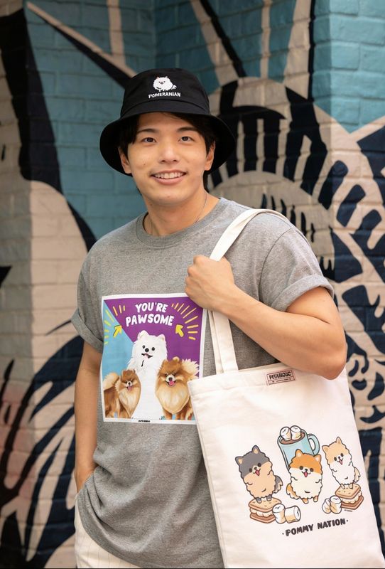 YOU'RE PAWSOME Pomeranian Unisex T-shirt