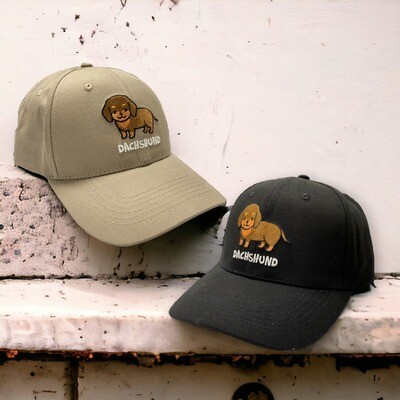 Dachshund Embroidery Baseball Cap
