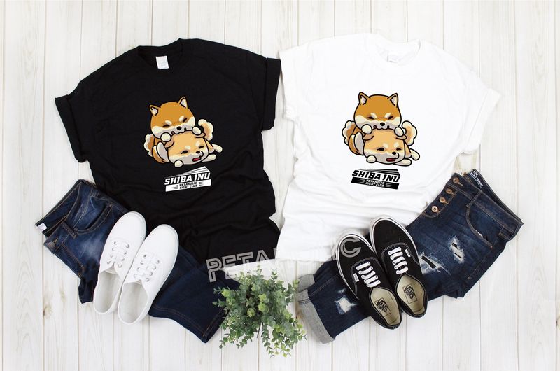 Shiba Inu Fight Club Unisex T-shirt