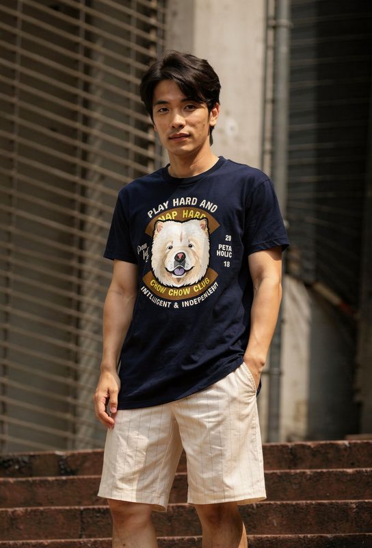 Cream White Chow Chow Unisex T-shirt